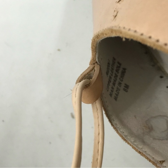 Jeffrey Campbell Womens Sz 8‎ Leather Espadrille Platform Wedge Shoe Ankle Strap - Picture 16 of 16